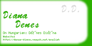 diana denes business card